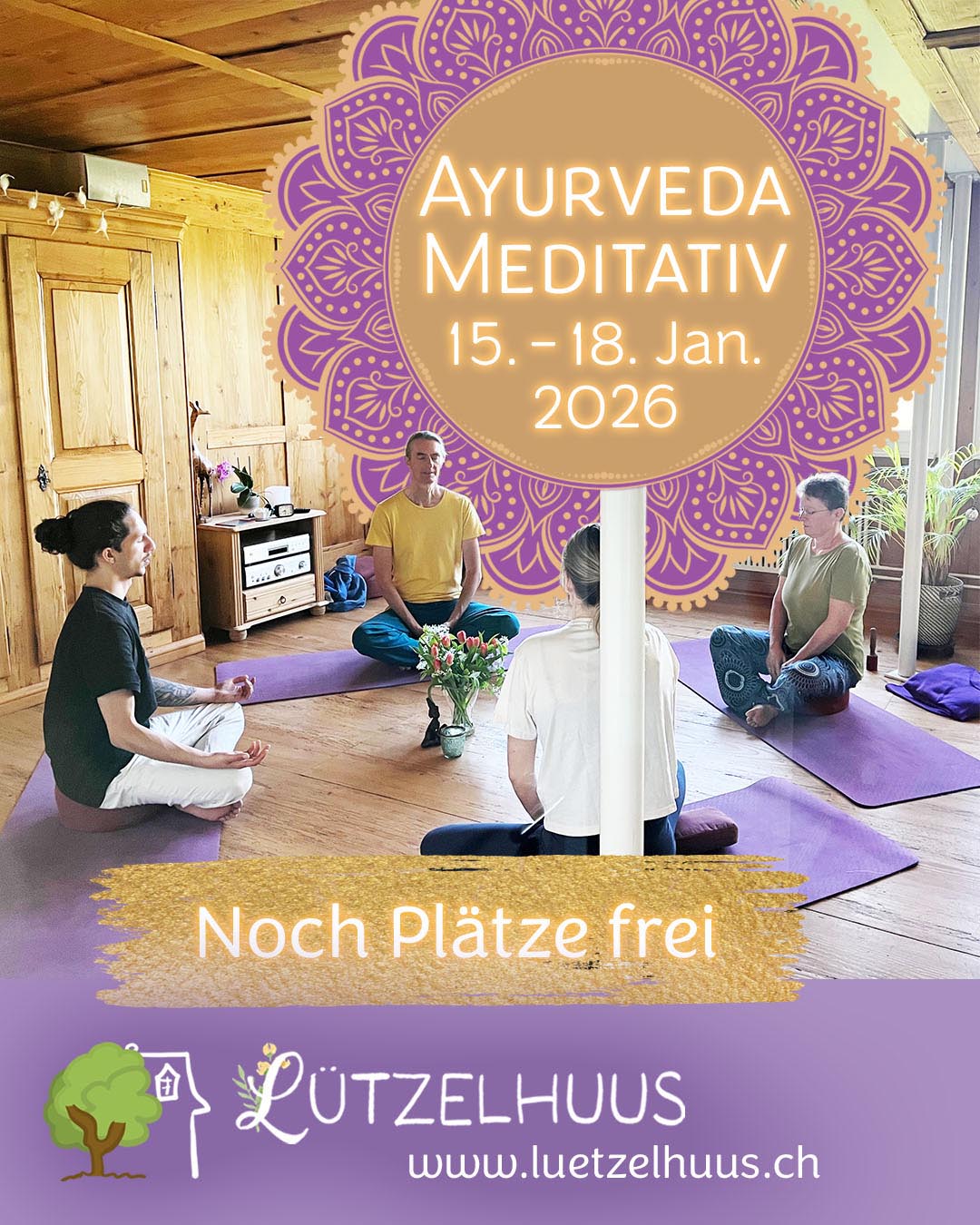 Retreat Ayurveda Meditativ 15.-18.1.2026