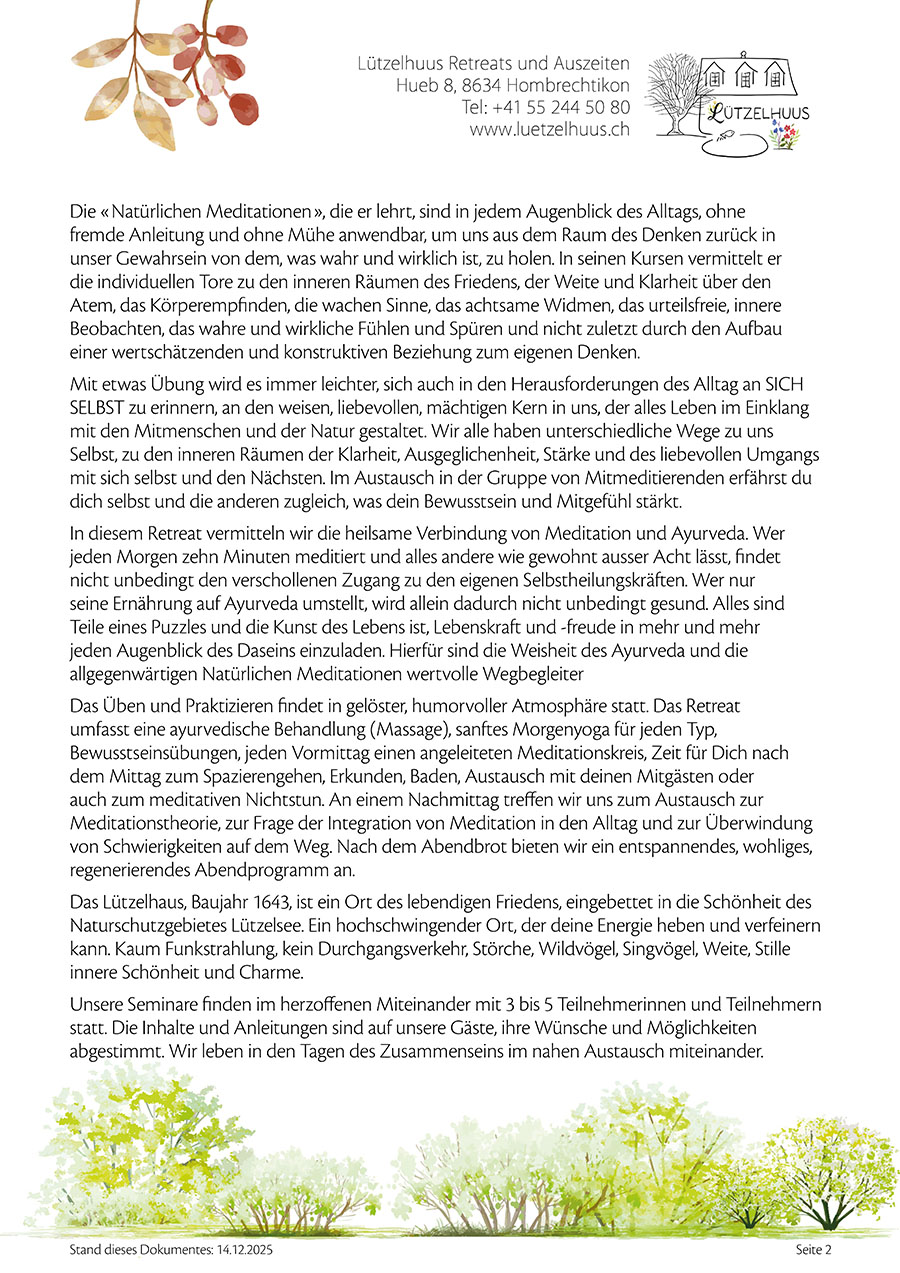 Angebot Meditation PDF